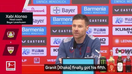 Leverkusen will be fine without Xhaka - Alonso