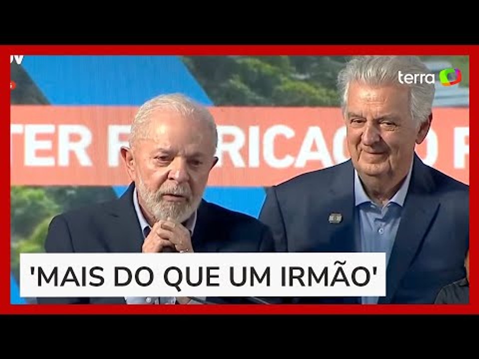 Lula chora ao falar sobre amizade com ex-ministro em inauguração de fábrica de insulina em MG