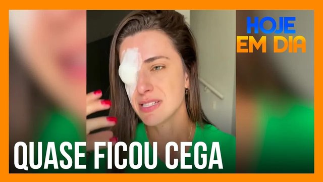 Influenciadora fitness de Campinas quase perde visão após usar cera de cabelo antes de corrida
