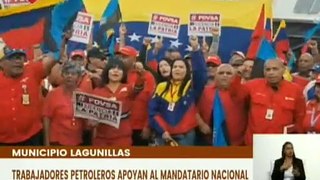 Zulia | Trabajadores petroleros de Lagunillas rechazan las medidas coercitivas impuestas por EE.UU.