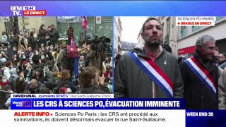 Évacuation à Sciences Po: les députés LFI Thomas Portes et Jérôme Legavre se sont positionnés entre les CRS et les étudiants