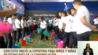 Inauguran Expoferia para niños y niñas en Tecnología de la Comunicación en Miranda