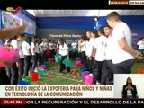 Inauguran Expoferia para niños y niñas en Tecnología de la Comunicación en Miranda