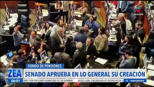 El Senado aprueba en lo general la creación del Fondo de Pensiones para el Bienestar