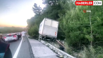 Muğla Sakartepe rampasında kaza