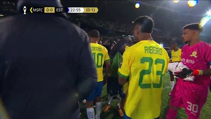 ايقاف مباراة صن داونز و الترجى