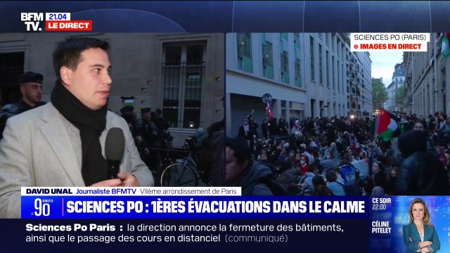 Évacuation de Sciences Po Paris: les forces de l'ordre annoncent qu'elles vont faire usage de la force aux manifestants toujours présents