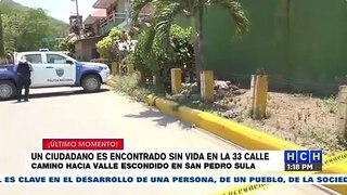 Transeúntes hallan muerto a hombre en una acera de San Pedro Sula