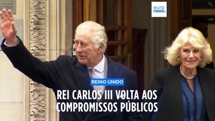 Rei Carlos III volta aos compromissos públicos na próxima semana