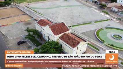 Download Video: Luiz Claudino destaca obras e festividades em São João do Rio do Peixe