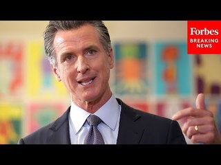 Gov. Gavin Newsom Holds Press Briefing To Announce Major Green Energy Milestone For California