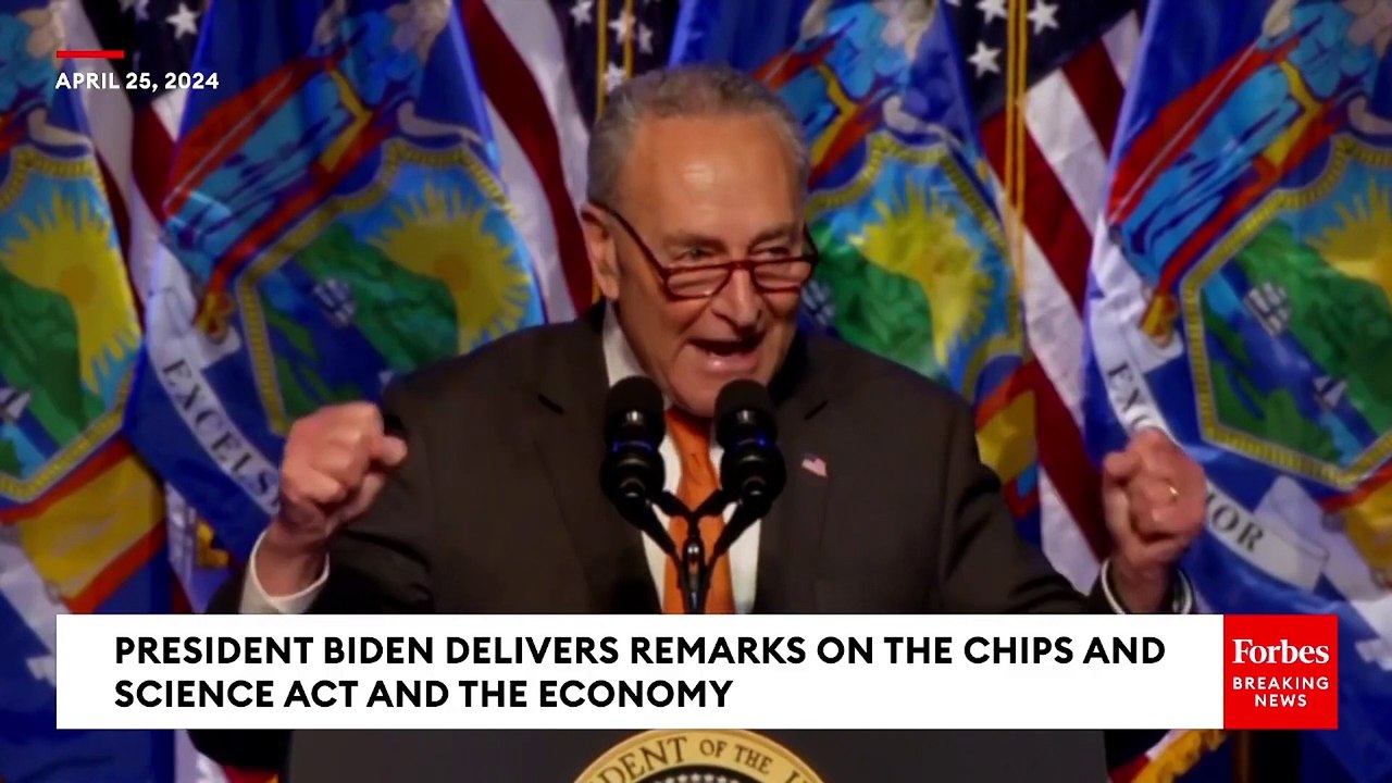 Chuck Schumer Celebrates 'Historic' Investment In Upstate New York By Chips Company
