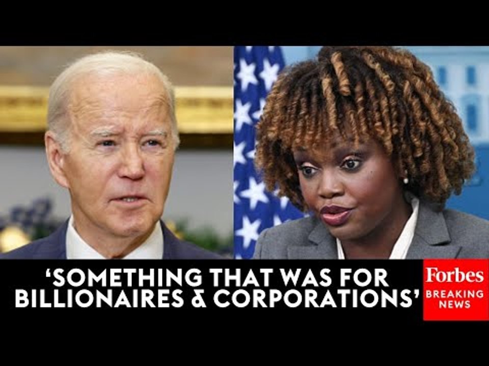 Reporter Presses Karine Jean-Pierre After Biden Vows To Kill Trump’s 2017 Tax Bill If Reelected