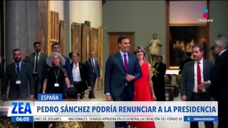 Pedro Sánchez, presidente del Gobierno de España, reflexionará sobre su posible renuncia
