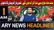 ARY News 1 AM Headlines | 27th April 2024 | Bohat Jald Fouj Se Mazakraat Hon Ge, Shehryar Afridi