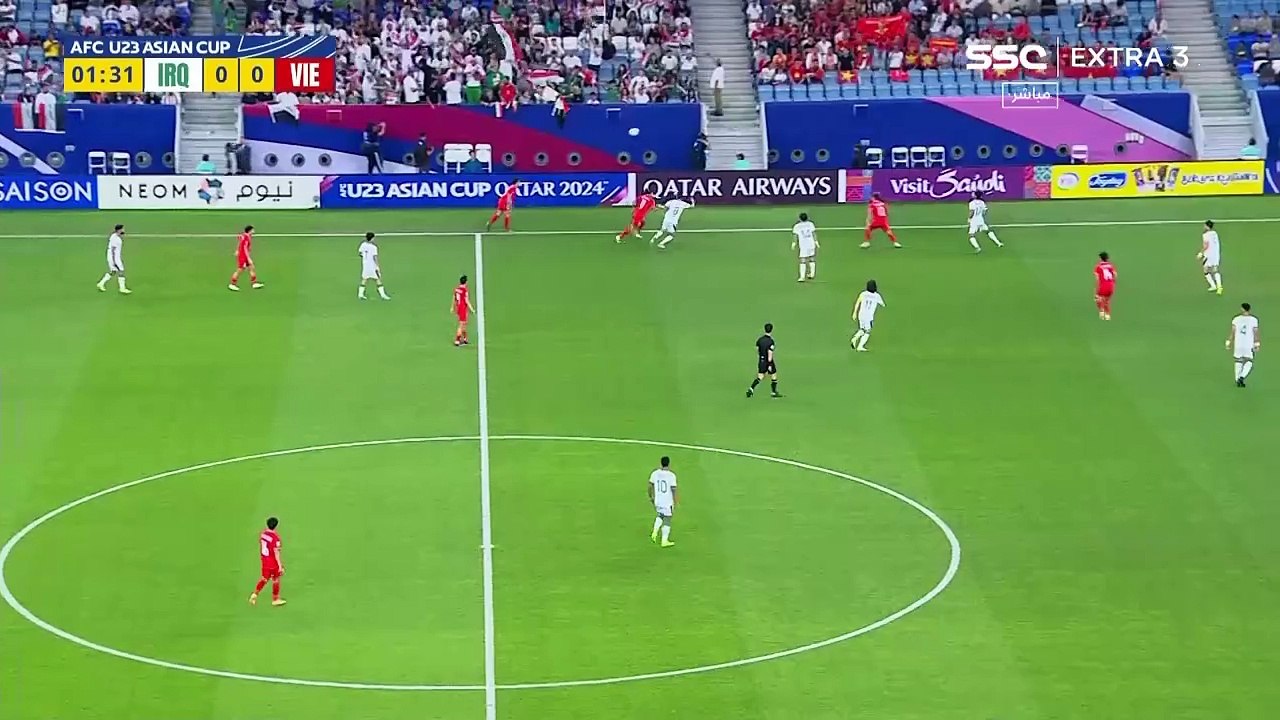 كأس آسيا تحت 23 سنة - قطر العراق -فيتنام  دور الربع نهائي  الشوط الاول 2024-04-26-