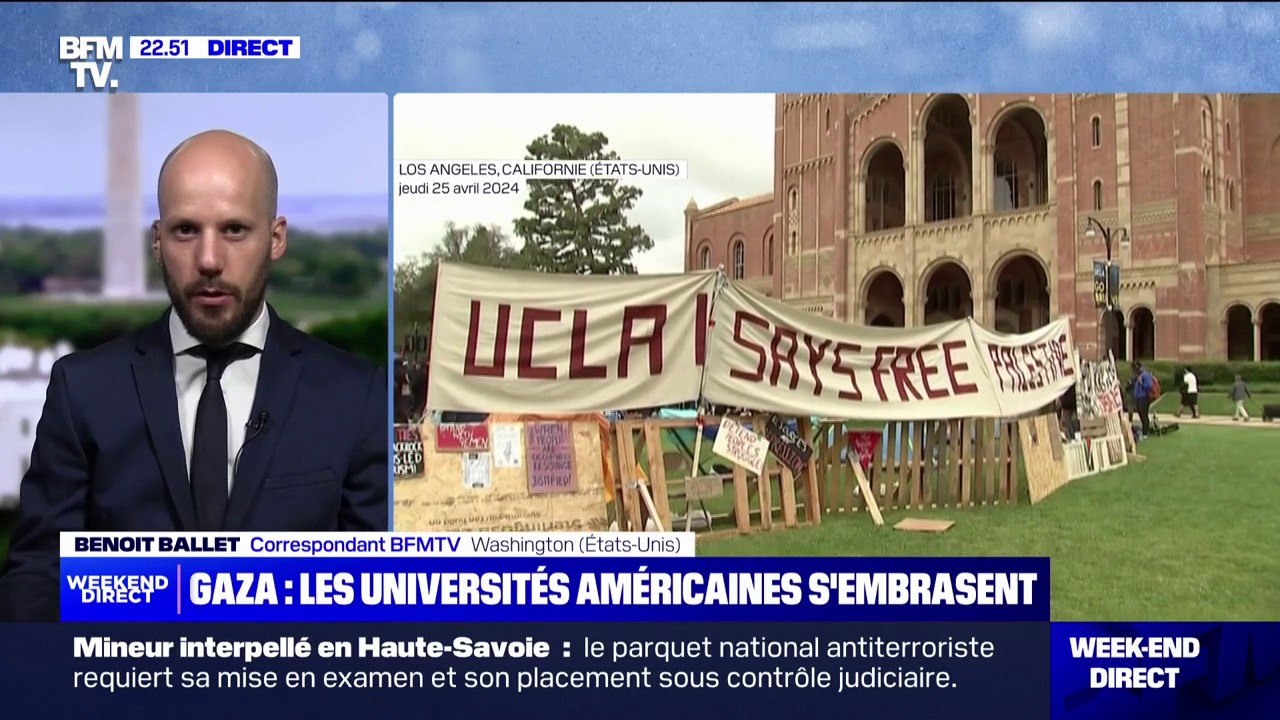 Gaza: des manifestations d'ampleur nationale dans les universités américaines