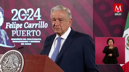 AMLO anuncia que vallas en Palacio Nacional son para protegerlo de provocadores