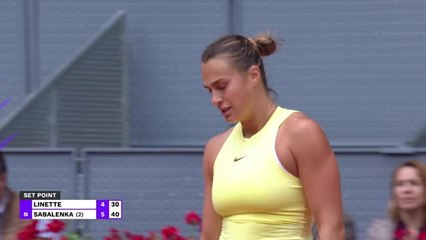 Defending champion Sabalenka pushed to third set in Madrid Opener