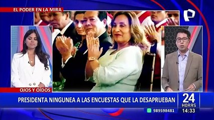 Presidenta Boluarte sobre baja aprobación en encuestas: Estamos trabajando para desarrollar el país