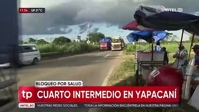Sectores de Yapacaní dictan cuarto intermedio al bloqueo en la ruta Santa Cruz – Cochabamba