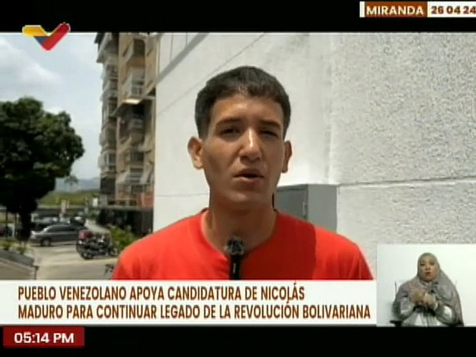 Jóvenes mirandinos reafirman su apoyo al Pdte. Nicolás Maduro