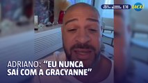 Adriano desmente rumores sobre relação com Belo e Gracyanne