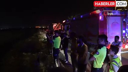 Otomobil su kanalına uçtu: Öldüğü düşünülen sürücünün yüzerek kaçtığı ortaya çıktı