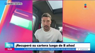 Álvaro González recupera su cartera luego de 8 meses