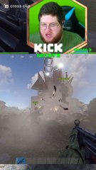 Quand tu raid une base pour la 1er fois sur le jeux rust