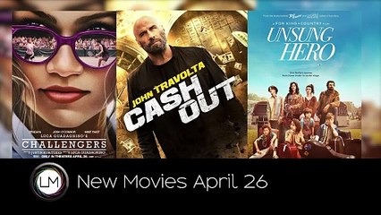 New Movies: Challengers, Cash Out, and Unsung Hero