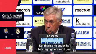 Ancelotti delighted by Guler and attitude in win at Real Sociedad