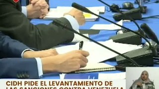 CIDH exige al gobierno de los EE.UU. que levante las medidas coercitivas impuestas a Venezuela