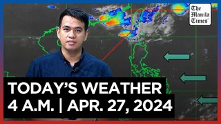 Today's Weather, 4 A.M. | Apr. 27, 2024