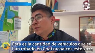 Esta es la cantidad de vehículos que se han robado en Coatzacoalcos este 2024 ¿al alza?