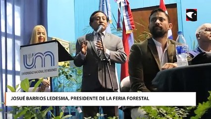 Josue Barrios Ledesma, presidente de la Feria Forestal
