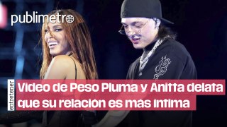Video de Peso Pluma y Anitta muy afectivos delata que su relación es mucho más íntima