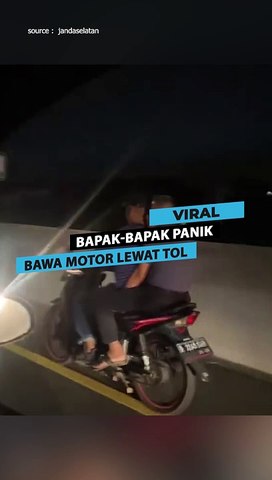 Panik Gak Tuh? Inilah momen bapak-bapak saat nyasar masuk jalan tol