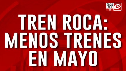 El tren Roca de La Plata a Constitución reducirá su frecuencia