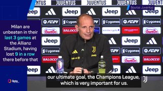 Allegri stresses importance of Juve making Champions League