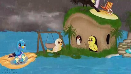Chidiya fasi sailab may - Bebas Chidiyan - bechari chidiyan - tunni chidiyan - moral stories - funny - cartoon