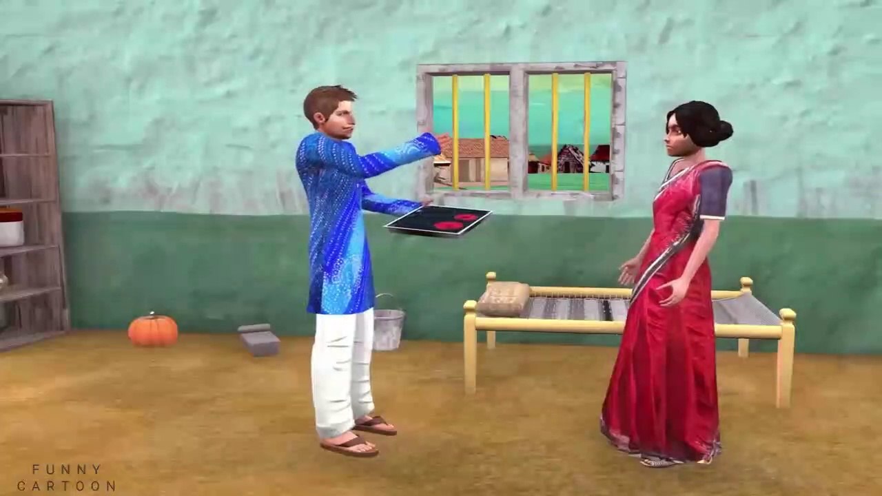 Stove Restaurant - Induction Stove Restoration Cooking Tasty - Stove cooking - cartoon stories - hindi kahani