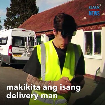 Delivery man, bakit kaya biglang napatakbo? | GMA Integrated Newsfeed