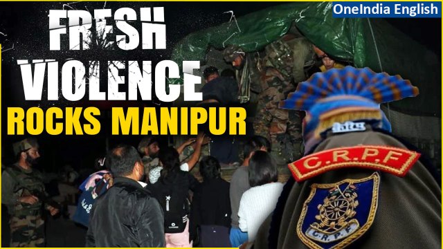 Manipur: Violence Erupts in Imphal East, 2 CRPF Personnel Martyred, Heavy Firing Reported| OneIndia