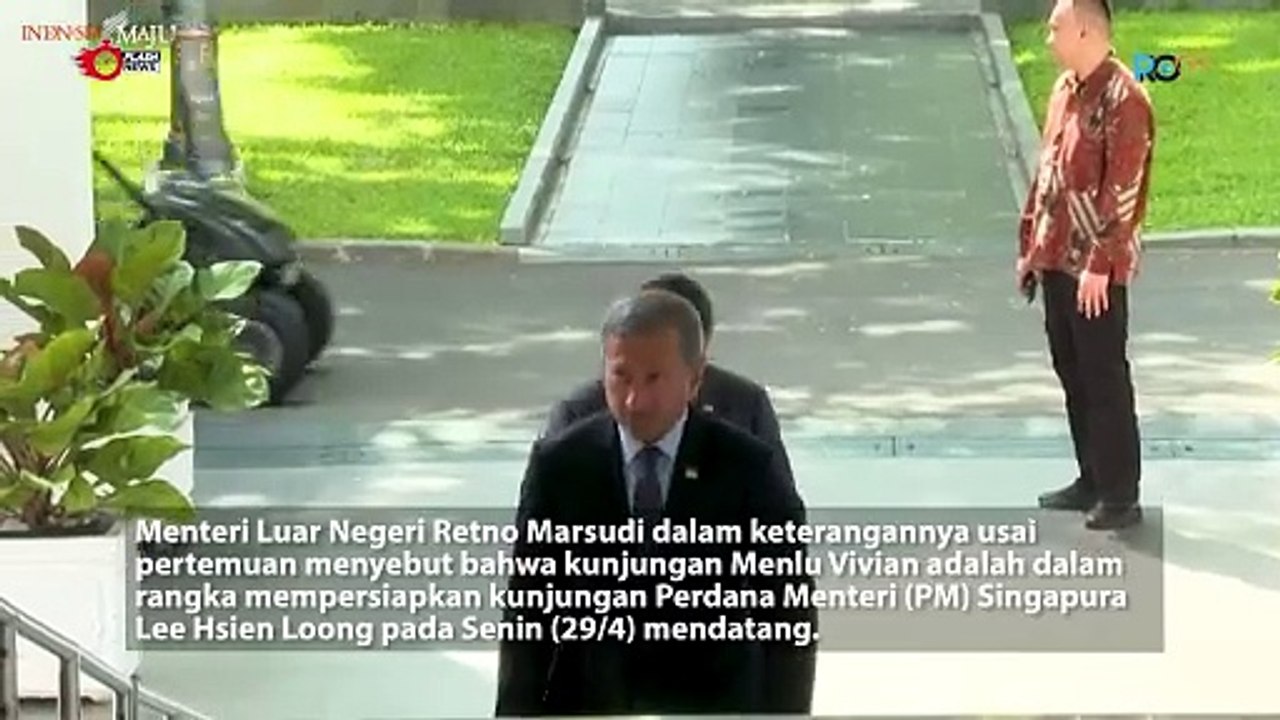Momen Presiden Jokowi Terima Kunjungan Kehormatan Menlu Singapura
