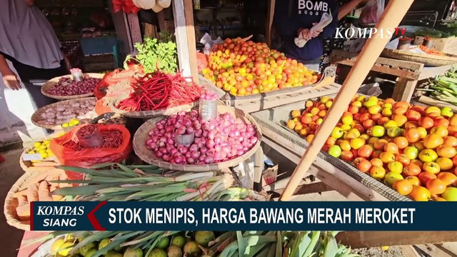 Stok Menipis, Harga Bawang Merah Meroket hingga Capai Rp 70 Ribu Per Kilogram!