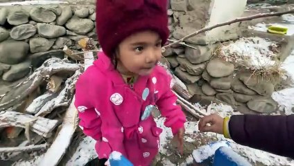 First Snowfall in My Village ️