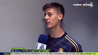 Arda Güler Real Madrid TV'ye konuştu: İnanılmaz