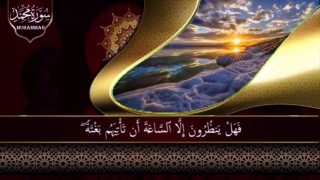 Surah Muhammad by Sheikh Abdullah Abdul Masjid e Madinah  سورة محمد _Stunning recitation of Qur'an