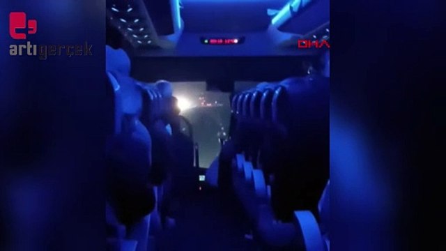 Yolcu otobüsünde seyir halindeyken şoför değişimi